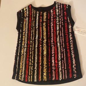 Girls sequin shirt 4t